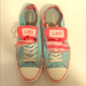 Converse All-Star unique double tongue low sneaker